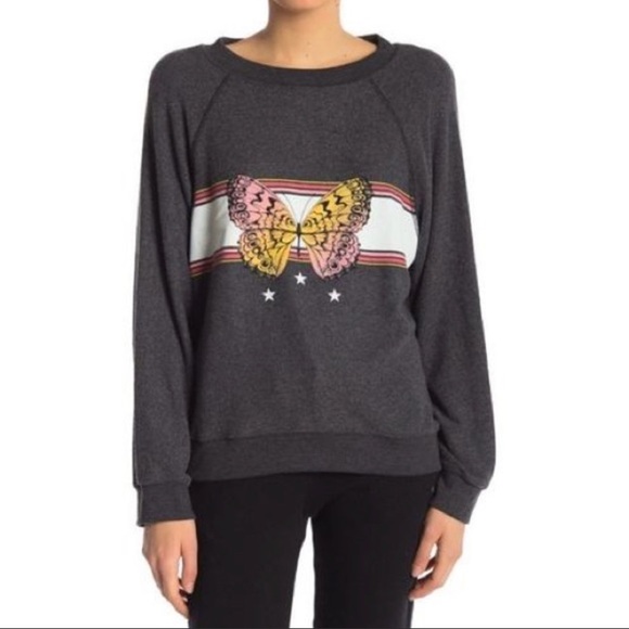 wildfox butterfly sweatshirt